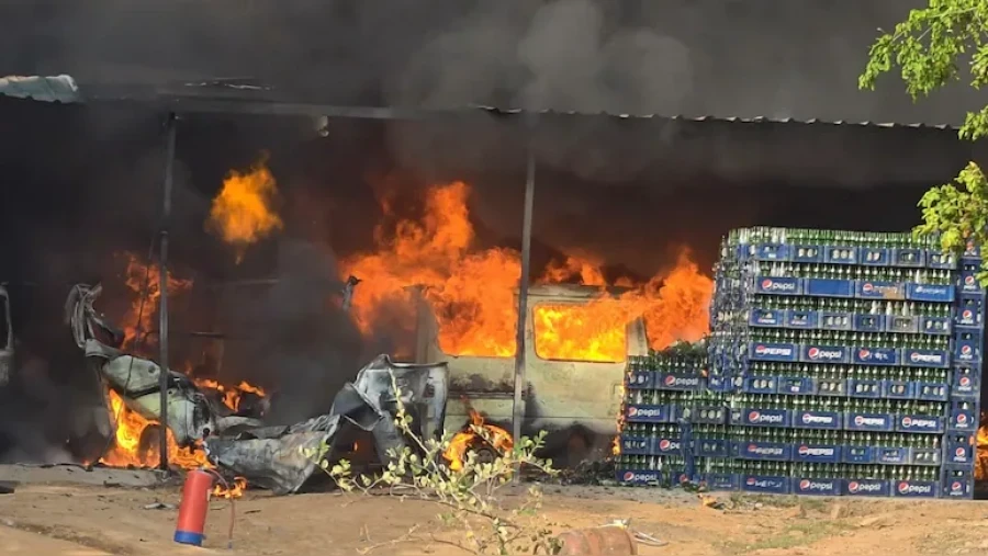 Deeg Car Workshop Fire: One Girl Dead, Six Critically Injured in Rajasthan