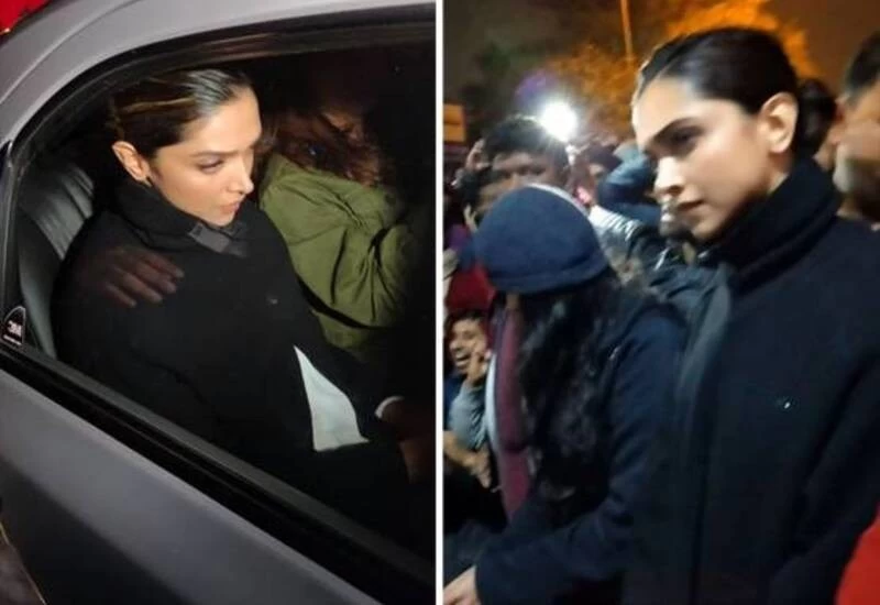 जेएनयू के स्टूडेंट्स के समर्थन में आयी दीपिका, लगाए गए 'जय भीम' और 'आवाज दो हम एक है' जैसे नारे