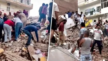 दिल्ली सत्य निकेतन हादसा: चार मंजिला पीजी इमारत गिरी, एक की मौत और कई घायल