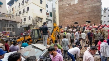 Satya Niketan Building Collapse: Death Toll Rises To 6, CCTV Footage Surfaces
