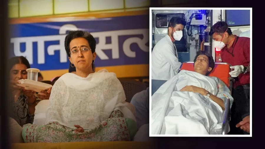 Delhi's water minister Atishi, who was on hunger strike, falls ill, admitted to ICU