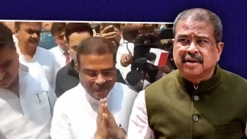 धर्मेंद्र प्रधान: इस्तीफे के बाद पहली बार संसद पहुंचे पूर्व शिक्षा मंत्री, बीजेपी सांसदों ने लगाए जिंदाबाद के नारे