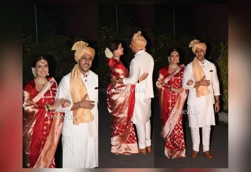 Dia Mirza marries Vaibhav Rekhi; first pics of newlyweds surface