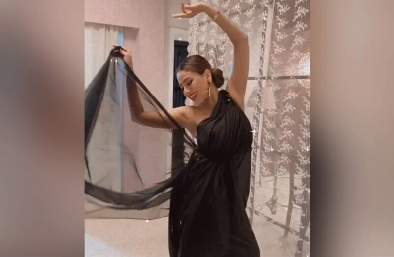 मिथुन चक्रवर्ती बहू ने ब्लैक ड्रेस में दिखाया अपने डांस का जलवा, वीडियो वायरल