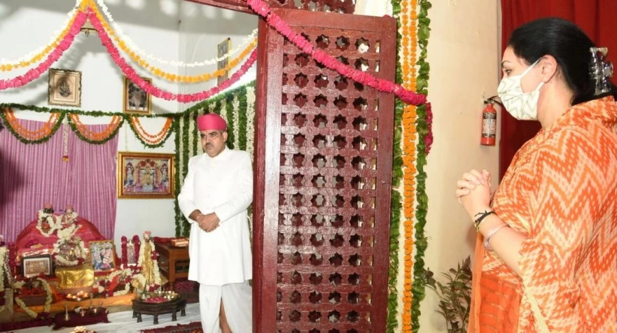 BJP सांसद दिया कुमारी ने जयपुर में की श्रीराम की पूजा, बोलीं- हम श्रीराम के वंशज...
