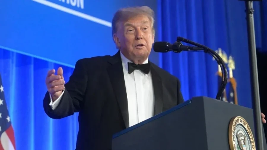Trump Stuns Audience With Third Term Joke At White House Dinner, Later Clarifies Humor