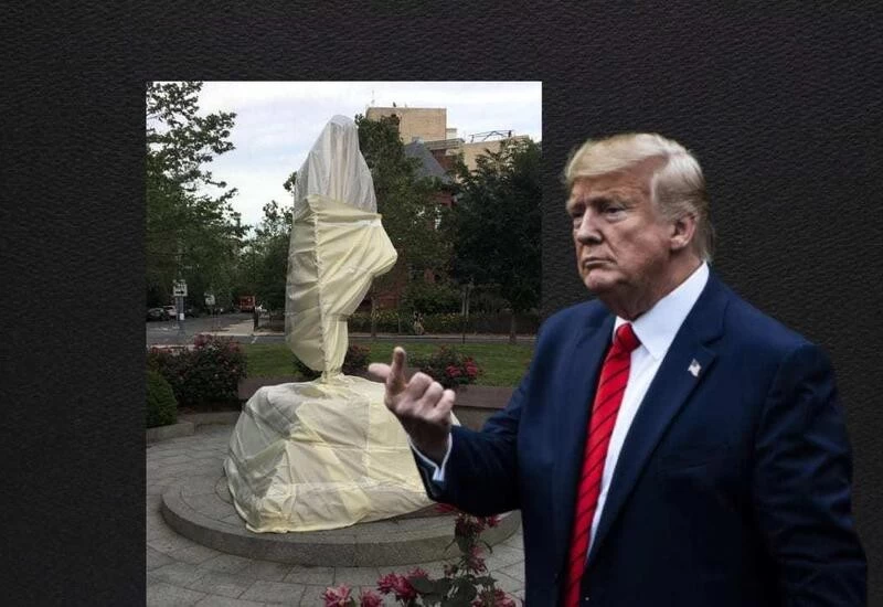 'Bunch of thugs' didn't even spare Mahatma Gandhi's statue: Trump on protestors