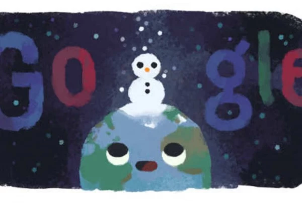 Google celebrates another day of the Festive season with a Animated Doodle