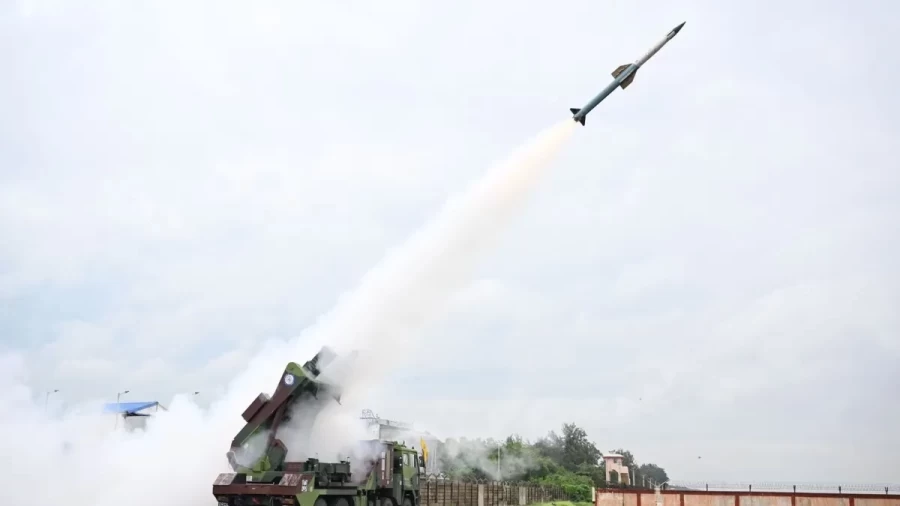 DRDO developed indigenous air defense system, first test of IADWS successful off Odisha coast