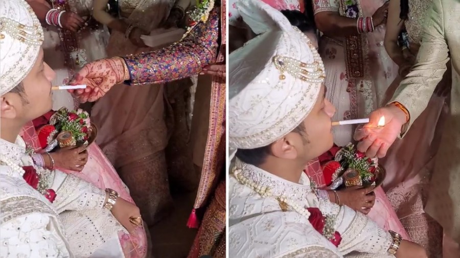 Saas Sasur Video: Mother in law father in law did dirty job to welcome groom