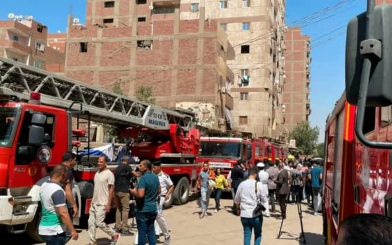 Egypt fire in church 41 killed in giza coptic church