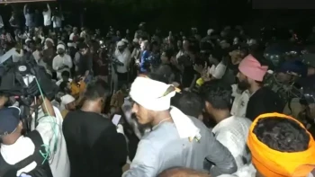 Bhopal Farmer Protest: Thousands March Towards CM House Over Moong MSP Demands