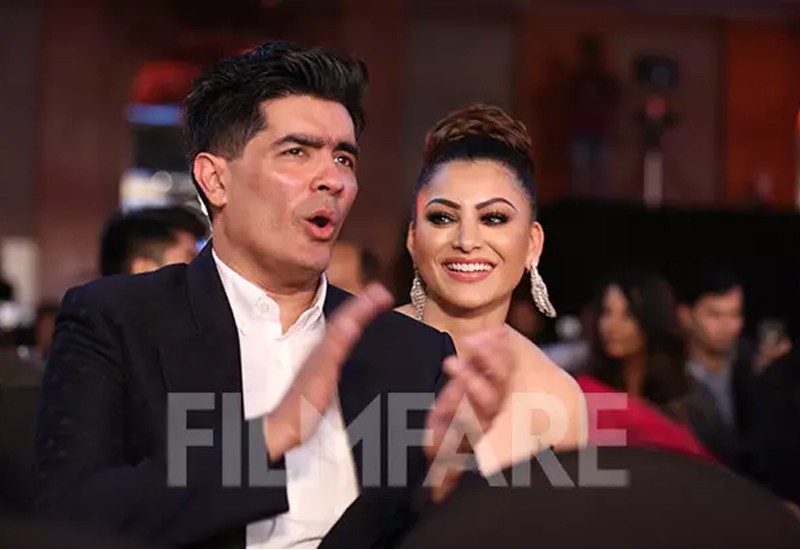 Manish Malhotra And Urvashi Rautela Catch Up At The Event