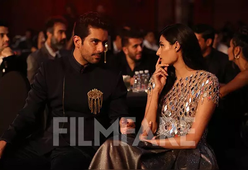 Angad Bedi And Athiya Shetty Catch Up At The Event