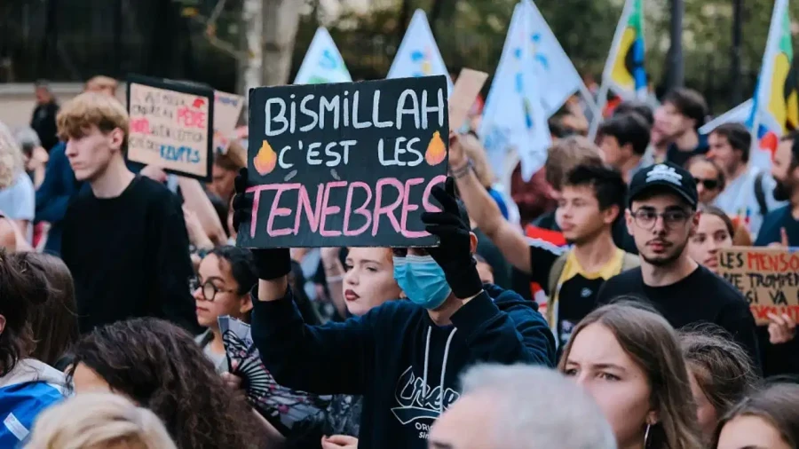 The Shocking Truth Behind the Bismillah Controversy in France Student Protests