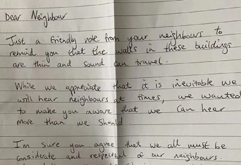 Neighbor gets upset due to couple's noise during romance, complained