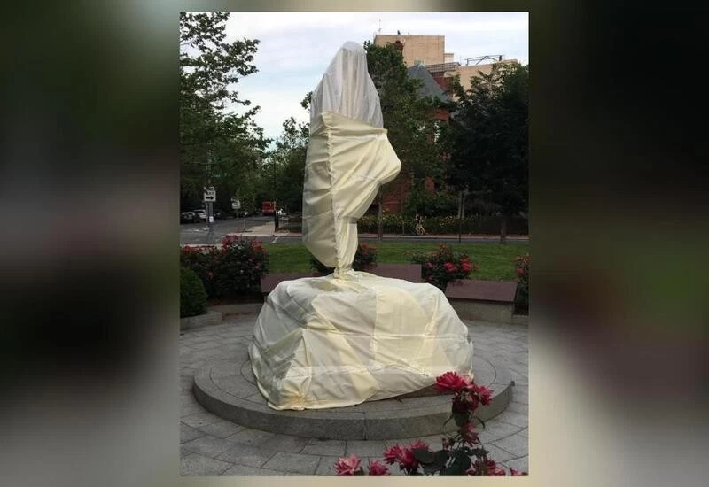 Mahatma Gandhi statue outside Indian embassy in US desecrated by protesters