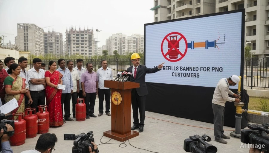 Government Bans LPG Refills for Customers with PNG Connections