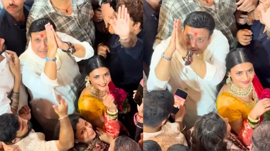 गोविंदा रानी स्वर्णकार के साथ पहुंचे लालबागचा राजा, पत्नी सुनीता ने लगाए चीटिंग के आरोप