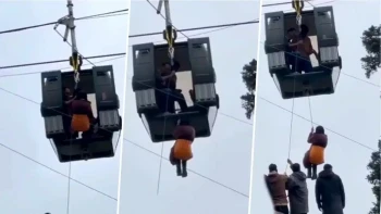 गुलमर्ग गोंडोला में तकनीकी खराबी: हवा में फंसे 300 पर्यटक, सेना और पुलिस का रेस्क्यू ऑपरेशन जारी