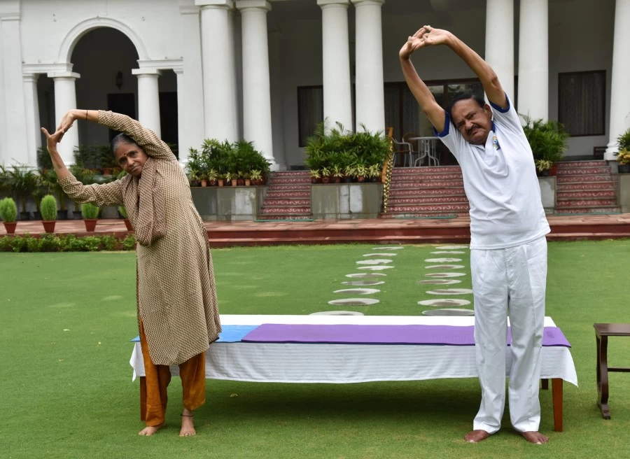 See photos: Leaders of the country celebrated Yoga Day in this way