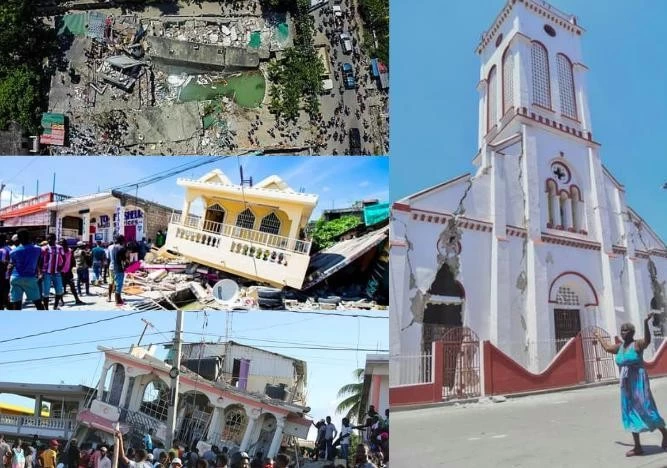 तस्वीरों में: हैती में 7.2 तीव्रता वाले भूकंप से हुई तबाही जिसमें 700+ लोगों की हुई मौत