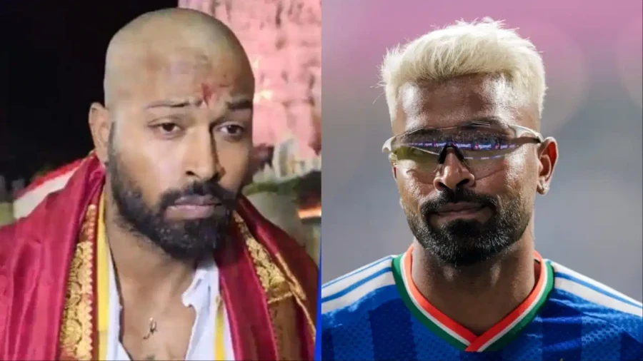 Hardik Pandya Shaves Head: Cricketer Visits Tirumala Temple With Mahika Sharma