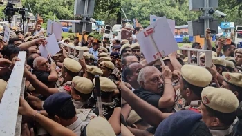 Haryana Assembly: Congress MLAs Clash With Police, Hooda Alleges Manhandling By Security