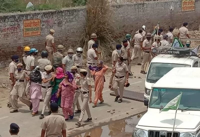 Farmers, police personnel clash during Haryana CM's Hisar visit; many injured
