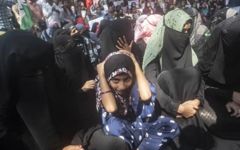 Muslim girls who demand hijab details shared on social media