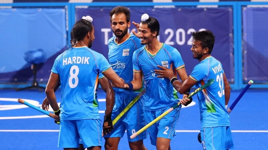 India men's hockey team enters semifinal with 3-1 win over Great Britain