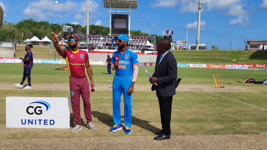 West Indies won the toss and decided to bowl first, Rohit out – see playing 11