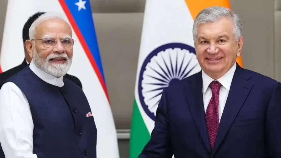 India and Uzbekistan Elevate Ties to Comprehensive Strategic Partnership, Set 5 Billion Dollar Trade Target