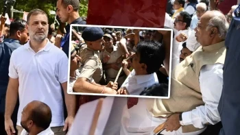 INDIA Block Protest: Rahul and Priyanka Gandhi March Against CEC Gyanesh Kumar