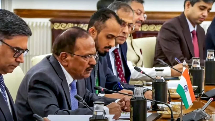 Why did NSA Doval say in the meeting with China – this is the time for celebration