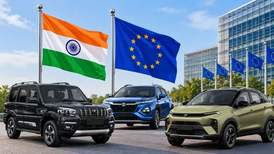 भारत-यूरोपीय संघ एफटीए: यूरोप में भारतीय कारों का जलवा, 2 लाख 50 हजार गाड़ियों पर 8 प्रतिशत ड्यूटी की बड़ी डील