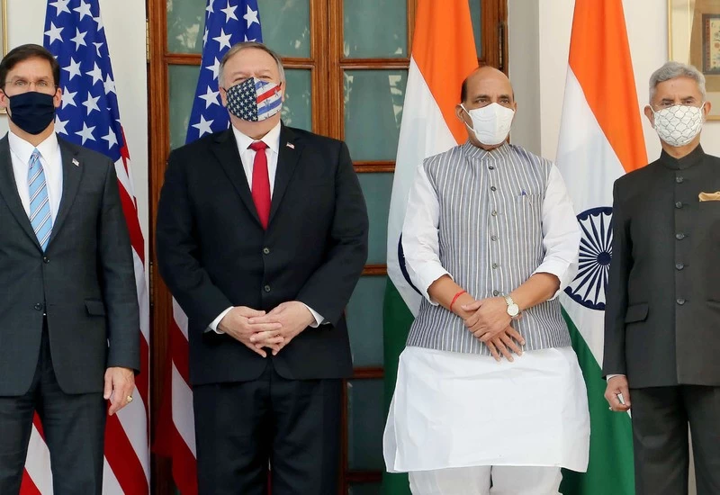 India-US sign BECA pact at 2+2 ministerial dialogue