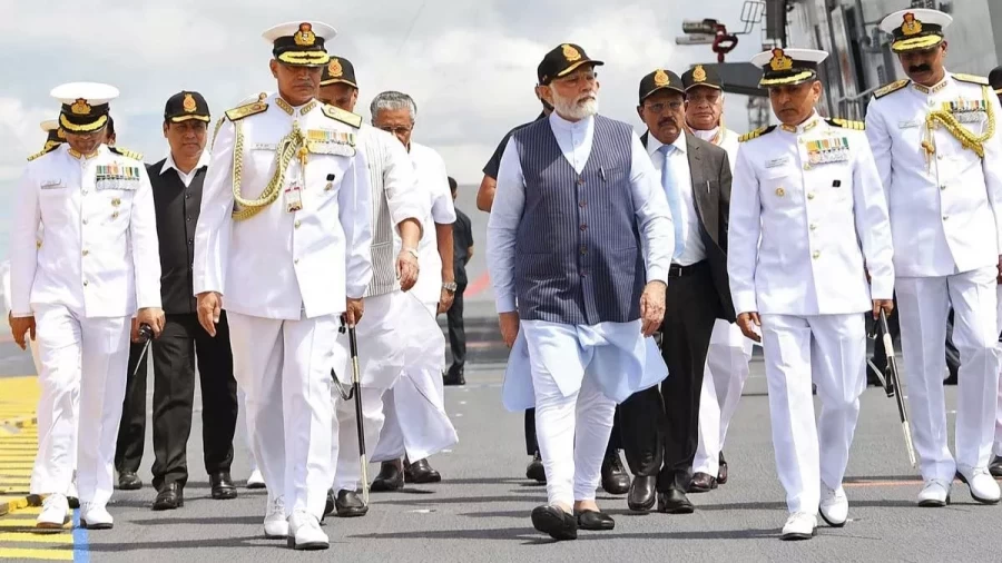 Modi government made a big change in the Indian Navy - shoulder straps changed