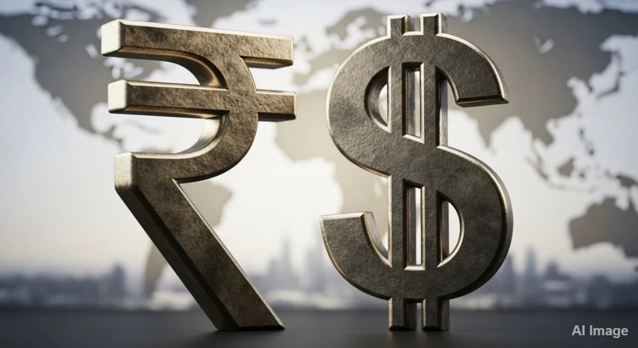 Indian Rupee Plunges to Historic Low, Crosses 91 Against US Dollar for First Time