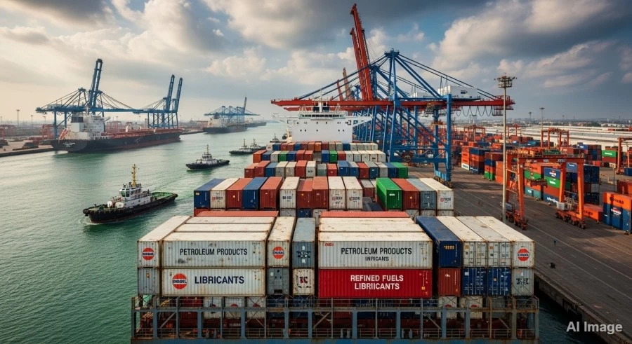 चीन को भारत का निर्यात रिकॉर्ड स्तर पर, पेट्रोलियम उत्पादों की मांग बढ़ी