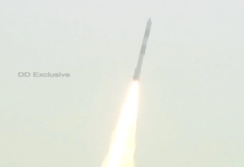 Satellite carrying Bhagavad Gita, PM Modi's photo among 19 launched by ISRO