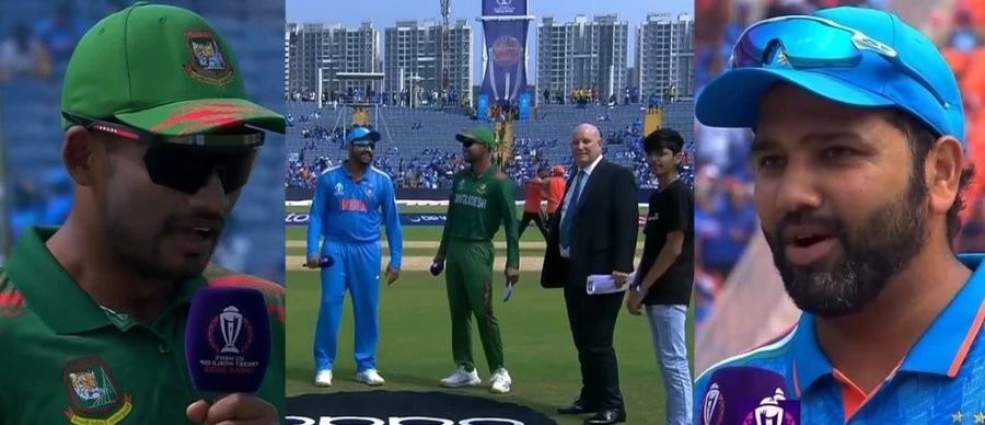 बांग्लादेश ने टॉस जीतकर पहले बैटिंग चुनी- शाकिब चोटिल और शांतो कप्तान