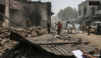 जयपुर में भीषण हादसा: अवैध पटाखा फैक्ट्री में आग से 3 की मौत, 5 झुलसे