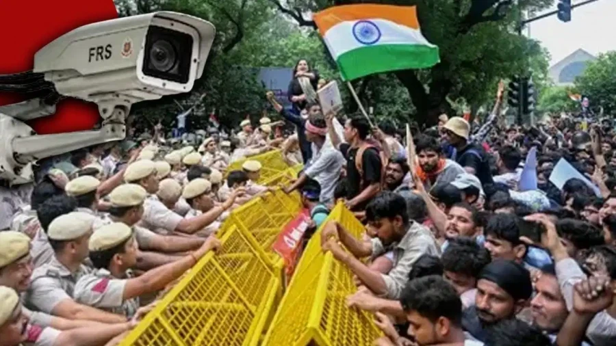 Jantar Mantar Protest: FRS Cameras Monitor 10000 Protesters Amid Heavy Security