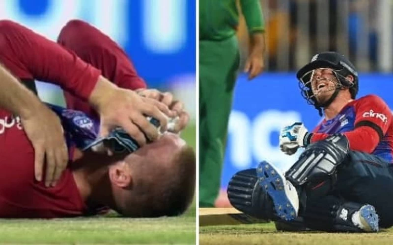 Jason Roy is crying on field after he sustained an injury during SA vs ENG match