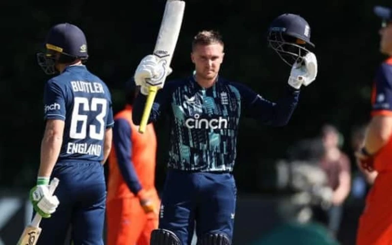 Jason Roy hits century as England crush the Netherlands to seal clean sweep