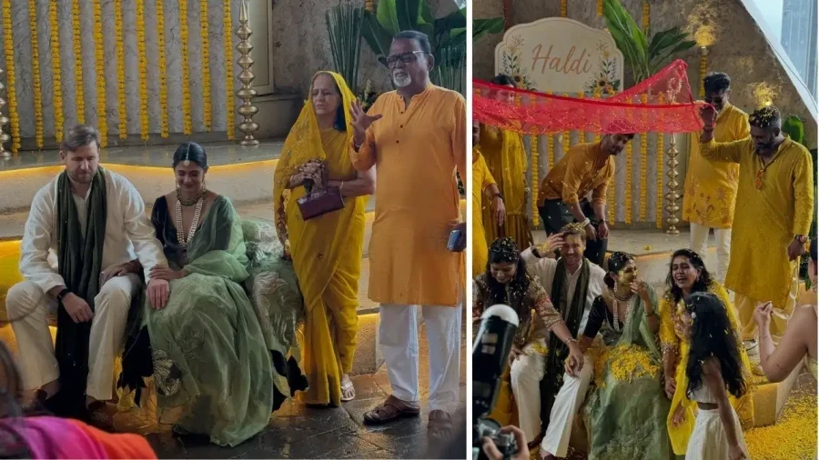 जेनिफर विंगेट की हल्दी सेरेमनी की तस्वीरें आई सामने, देसी लुक में दिखे विदेशी दूल्हे राजा विलियम