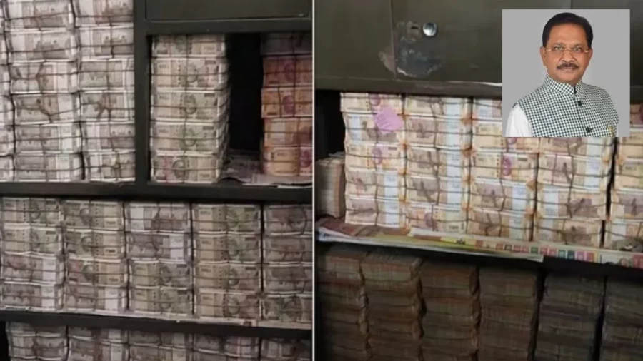 Income Tax Department raids the premises of Congress MP Dheeraj Sahu, Rs 300 crore recovered so far