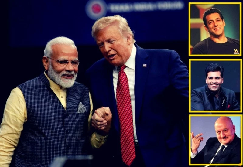 बॉलीवुड स्टार्स ने भी की प्रधानमंत्री नरेंद्र मोदी और अमेरिका के राष्ट्रपति डोनाल्ड ट्रंप की तारीफ