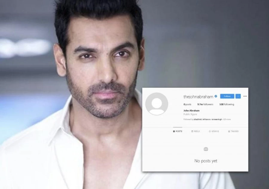 जॉन अब्राहम ने बर्थडे से कुछ दिन पहले इंस्टाग्राम अकाउंट से डीपी व सारे पोस्ट हटाए